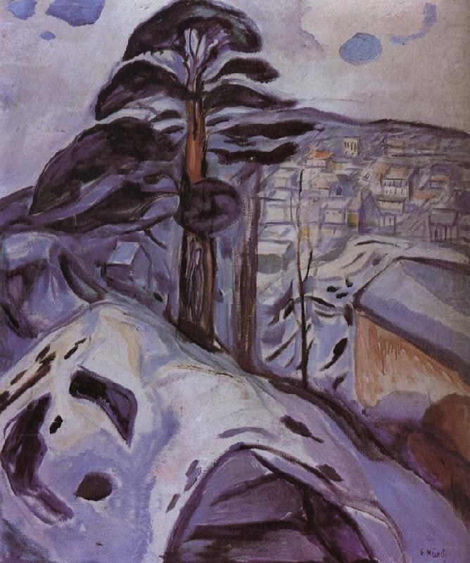 Edvard Munch Winter oil painting picture